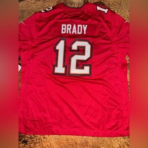 New Nike Tom Brady Tampa Bay Buccaneers NFL On Field Jersey Red Men's Size XXL